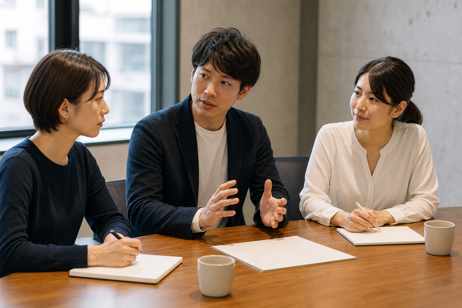 編集・技術・専門家が協業する体制設計のイメージ